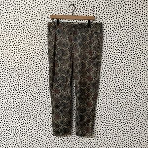 Final Price! Zara Snakeskin Printed Pants